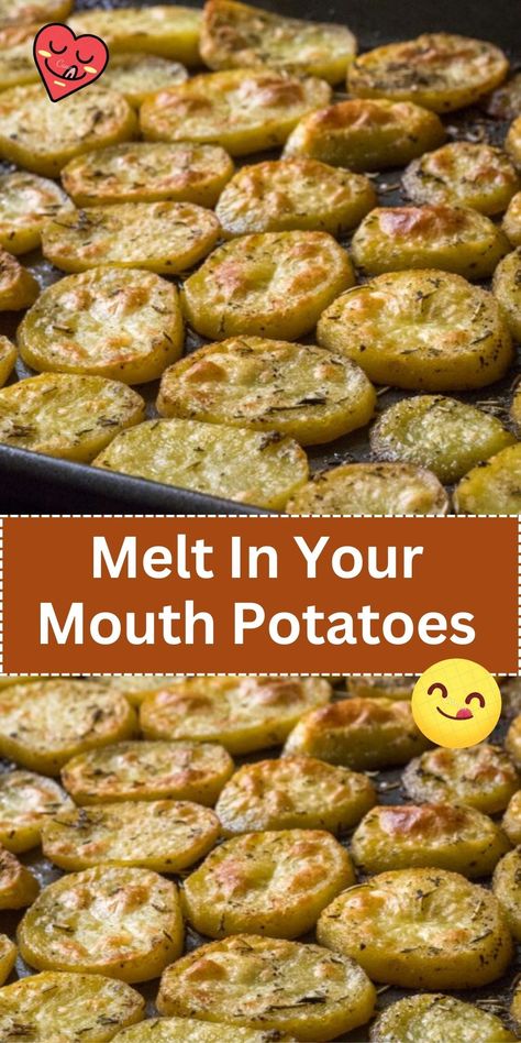 Experience the ultimate comfort with these Melt In Your Mouth Potatoes. Creamy, buttery, and perfectly seasoned for a side that steals the show. Melting Potatoes, Small Potatoes, Gold Potatoes, Potato Recipes Side Dishes, Yukon Gold, Yukon Gold Potatoes, Dinner Sides, Pizza Recipes Dough, Super Bowl Food