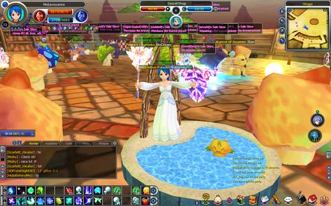 From the MMORPG Game - Fiesta Online NA [North America] Server Isya - by Gamigo Games - Screenshot Location: Uruga Mmorpg Games, Low Poly, Oasis, North America, Sumo Wrestling