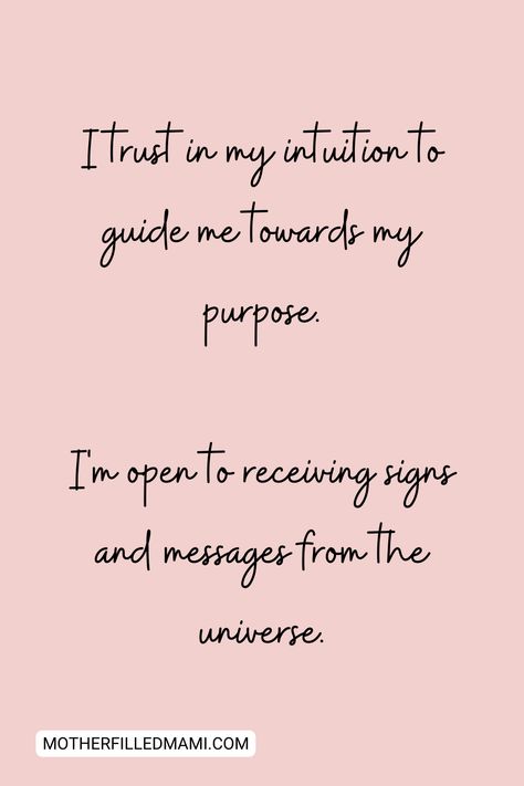 Self Trust Affirmation, Affirmations For Intuition, Trust Affirmations, Trust Your Intuition, Intuition Affirmations, Ask Believe Receive, Trust Your Gut, Love Challenge, Vision Board Affirmations