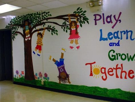 25+ best ideas about Classroom wall decor on Pinterest | My poster ... Preschool Entrance Decor, School Entrance Wall Decor Ideas, School Wall Design Classroom Decor, School Entrance Decoration Ideas, Classroom Entrance Decoration, Kindergarten Mural Ideas, Classroom Wall Decor Preschool, Preschool Entrance Ideas, School Entrance Ideas