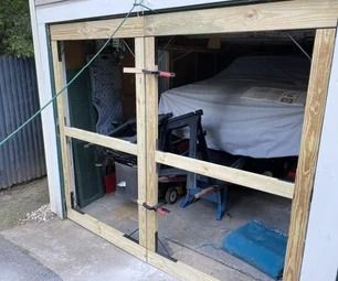 Homemade "Carriage House" Garage Doors : 14 Steps (with Pictures) - Instructables Inside Garage Door Ideas, Carriage Doors Diy, Exterior Garage Door, Carriage Style Garage Doors, Sliding Garage Doors, Carriage House Garage Doors, Rigid Foam Insulation, Garage Door House, Carriage House Doors