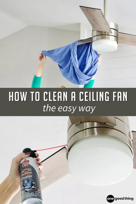 It's time to get your ceiling fans ready for hot weather! I'll show you a quick and easy way to clean them AND teach you how to set them up to keep you cozy all winter as well as cool in the summer. Cleaning Fan Blades, Cleaning Ceiling Fan Blades, How To Clean Fans, Clean Ceiling, Kitchen Fans, Cleaning Ceiling Fans, Standing Fans, House Keeping, Laundry Tips