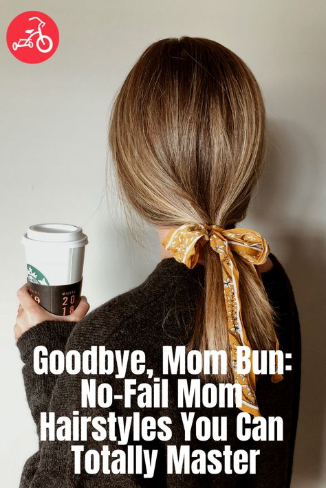 Goodbye, Mom Bun: No-Fail Mom Hairstyles You Can Totally Master – Red Tricycle Hairstyles For Moms, Easy Mom Hairstyles, Mom Bun, Cute Simple Hairstyles, Mom Hairstyles, Hair Dos, Headband Hairstyles, Up Hairstyles, Haiti