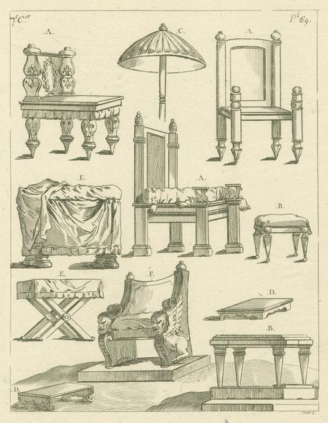 Roman chairs and stools Ancient Roman Furniture, Roman Furniture, Roman Drawings, Ancient Roman Houses, Nativity Display, Roman House, Interior Design History, Furniture Sketch, Medieval Furniture