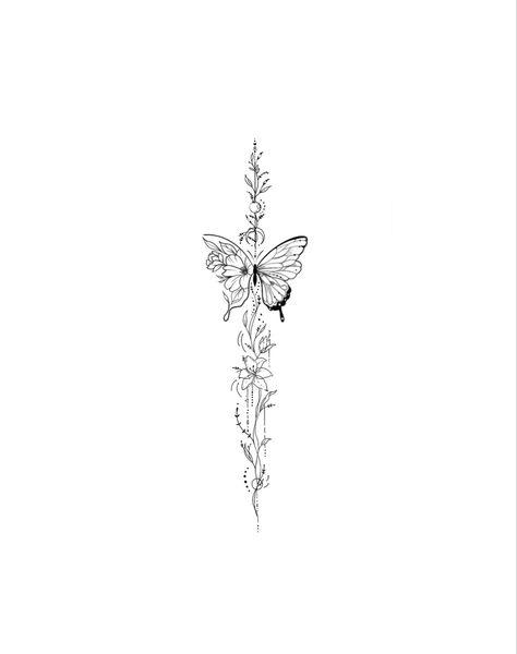 Elegant Spine Tattoos For Women Flowers, Cyberciligism Tattoo, Ignorant Tattoo, Tattoo Klein, Earthy Tattoos, Flower Spine Tattoos, Tattoos To Cover Scars, Bauch Tattoos, Trending Tattoos