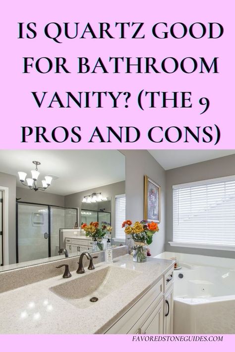 Quartz Countertops In Bathroom, New Bathroom Countertop, Bathroom Counter Tops Quartz, Quartz Countertops For Bathroom, Quartz In Bathroom, Bathroom Quartz Countertops Vanity Tops, Bathroom Vanity Tops Ideas, Quartz Bathroom Countertops Vanities, White Quartz Vanity Top Bathroom