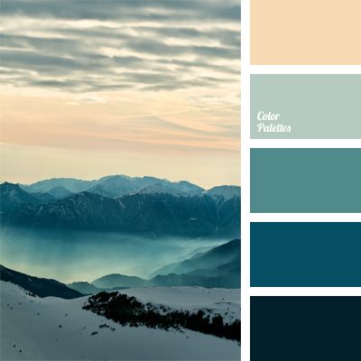 Blue Color Palettes, carrot, color of mountains, color of rising sun, color selection, dark deep blue-green, emerald green, gray, gray-blue, light carrot, sea green color, shades of emerald green. Celeste Color, Color Esmeralda, Flat Bedroom, In Color Balance, Snow Cap, Cyan Colour, Color Palette Ideas, Paint Color Schemes, Palette Ideas