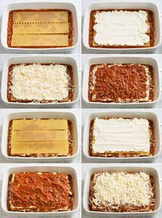 Easy Good Lasagna Recipe, Ricotta In Lasagna, Lasange Recipe Easy, Easy Oven Lasagna Recipe, Lasagna Recipe With Ricotta For Two, Oven Baked Lasagna, Oven Baked Lasagna Recipes, How To Make Homemade Lasagna, Lasagna Recipe With Precooked Noodles