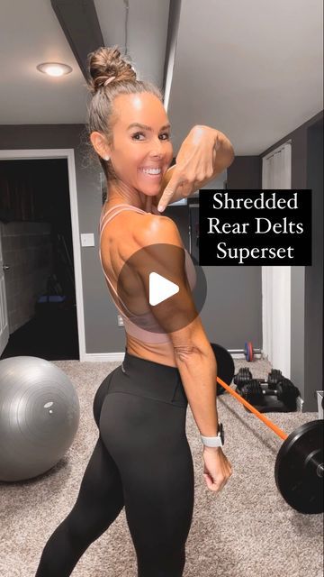 3,362 likes, 103 comments - sarahgearino_coach on September 6, 2023: "“Shredded” comes from Nutrition… . Had to say that right off the bat🤗. . If you want shredded anything, the exercise will bring it all together, but it won’t be the most important piece to the puzzle. . Remember the importance of . 👉🏼Improved stress response (or less stress) 👉🏼Improved sleep quality and length 👉🏼Nutrition 👉🏼Not overdoing HIIT or LISS . Those are the real winners. . But, to target one heck of a rear Band Setup, Bicep And Tricep Workout, Cable Machine, Lateral Raises, Plank Workout, Workout Without Gym, Triceps Workout, Workout Moves, Shoulder Workout