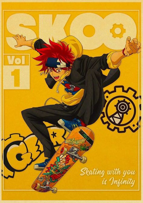 none Sk8 The Infinity Poster, Skate Infinity, Anime Sk8 The Infinity, Infinity Art, Sk8 The Infinity, Paper Home, Decoration Painting, Anime Meme, The Infinity