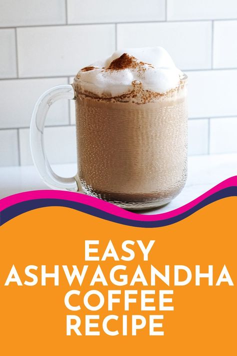 This Easy Ashwagandha coffee is a great addition to your daily routine. The amazing benefits of this powerful herb will help your adrenal health, give you an increase in energy levels and even more restful sleep. Add ashwagandha to your morning cup of joe with this easy, tasty recipe. Ashwagandha Root Powder Recipes, Ashwagandha Tea Recipe, How To Use Ashwagandha Powder, Ashwagandha Powder Recipes, Ashwagandha Recipes, Ashwagandha Powder, Ashwagandha Benefits, Adrenal Health, Tea Diy