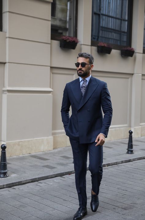 Slim fit double breasted navy suit The post Pring Street appeared first on Men's Suits. Navy Suit Men Wedding, Navy Blue Double Breasted Suit Men Wedding, Double Breasted Navy Suit, Navy Blue Double Breasted Suit Men, Blue Double Breasted Suit Men, Navy Suit Outfit Men, Double Breasted Suit Men Wedding, Navy Double Breasted Suit, Navy Blue Suit Men