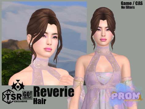 Sims 4 Prom Hair Cc, Sims 4 Hair Updo, Sims 4 Medium Hair, Sims 4 Cc Updo Hair, Sims 4 Updo Hair Cc, High Updo, Prom Tiaras, Back Massager, Cc Sims