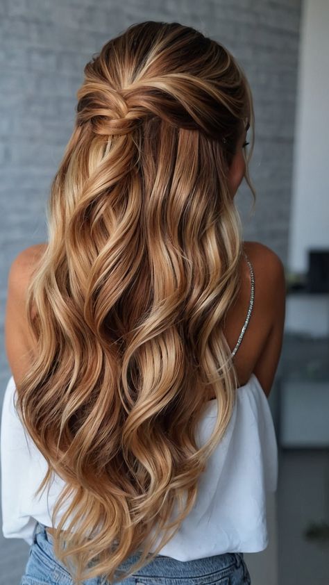 Get ready for Homecoming with the ultimate guide to hoco hairstyles Whether you have long medium-length or short hair weve got a stunning style for you Explore easy and chic options like simple half-up hairstyles perfect for showcasing your unique look If you prefer a sleek and polished appearance check out our tips for straight hair or opt for a trendy half-up half-down style thats ideal for all hair types Dont worry if you have natural curly hair or shoulder-length locks we Casual Half Up Half Down Hair Tutorial, Hairstyles Half Up And Half Down, Cute Half Up Hairstyles For Medium Hair, Elegant Prom Hairstyles For Medium Hair, Hoco Hairstyles Half Up Half Down, Curled Half Up Half Down Hairstyles, Half Up Half Down Curled Hair, Hoco Hairstyles For Long Hair, Tips For Straight Hair