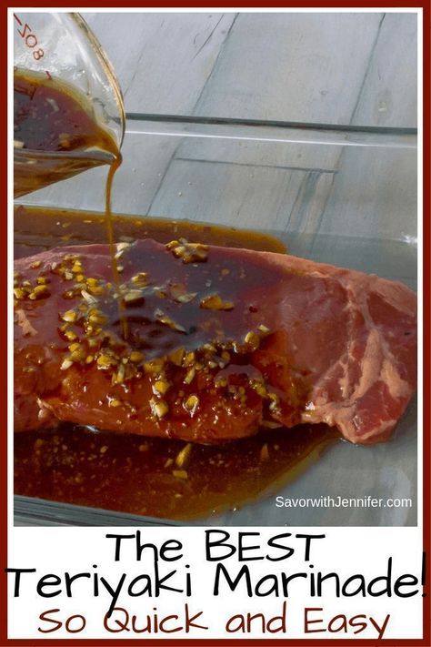 Asian Marinade, Teriyaki Steak, Steak Marinade Recipes, Beef Marinade, Teriyaki Marinade, Meat Marinade, Jerky Recipes, Pork Rib Recipes, Marinade Sauce