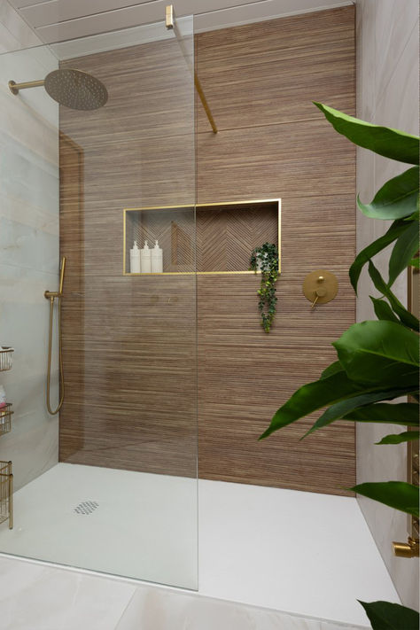 Wood Look tiles are an ideal solution for anyone aiming to make their Irish home or garden investment last as long as possible. Wooden Tiles Bathroom Wall, Irish Bathroom Ideas, Wooden Tiles Shower Wall, Bamboo Tiles Wall, Timber Tiles Bathroom, Wooden Tile Bathroom, Wood Tiles Bathroom, Wood Look Tile Shower Walls, Wood Effect Tiles Bathroom