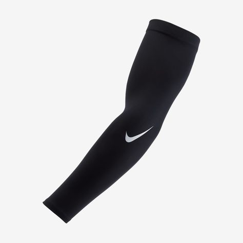 Nike Pro Dri-FIT Sleeves. Nike.com Nike Arm Sleeve, Volleyball Arm Sleeves Nike, Volleyball Sleeves, Volleyball Arm Sleeves, Netball Kit, Basketball Sleeve, Basketball Arm Sleeves, Soccer Essentials, Gymwear Outfits