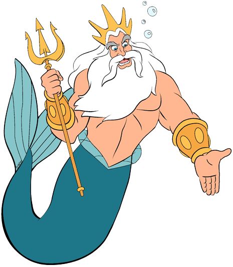 King Triton Art, King Triton Little Mermaid, Ariel Cartoon, Mermaid Boy, Disney Characters Christmas, Little Mermaid Characters, King Triton, Mermaid Cookies, Elephant Coloring Page