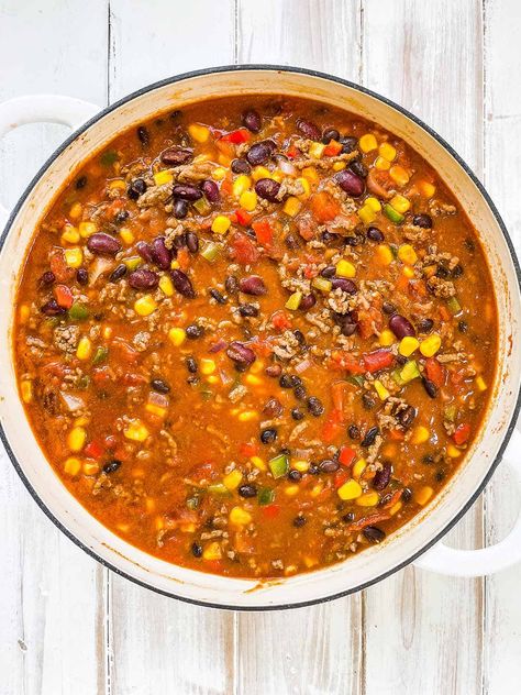 This flavourful Taco Soup is perfect for anyone following and of the Weight Watchers plans. Full of flavour and filling, this soup will quickly become one of your 'go to' recipes when you want a healthy, tasty weight watchers dinner. #tacosouprecipe #weightwatchers #wwdinners #wwsoups #lowpointwwmeals #weightwatchersrecipes #personalpointsplan Zero Point Weight Watchers Taco Soup, Taco Cabbage Soup, Weight Watchers Creamy Tortilla Soup, Weight Watcher Soups Recipes, Ww Taco Soup Recipe Zero Points, Weight Watchers Tortilla Soup, Ww Soup Recipes Zero Points, Weight Watchers Zero Point Soup, Weight Watchers Soup Zero Points