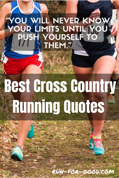 If you're a fan of cross country running, check out these motivational cross country quotes and mottos to inspire your runs and races. Good Luck Race Day Quotes, Quotes For Cross Country Runners, Cross Country Sayings Motivation, Good Luck Running Race Quotes, Run Inspiration Quotes, Xc Running Quotes, Encouraging Signs For Runners, Cross Country Motivational Quotes, Cross Country Quotes Funny