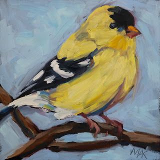 Gold Finch Painting, Yellow Finch Painting, Yellow Finch Tattoo, Yellow Finch Bird, Yellow Bird Painting, Finch Painting, Yellow Bird Art, Bird Rocks, Cardinal Birds Art