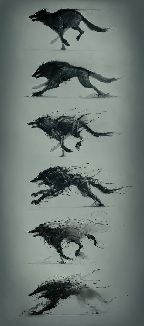 다크 판타지, White Images, Urban Sketchers, Wolf Art, 판타지 아트, Arte Horror, Murcia, Creature Design, Creature Art