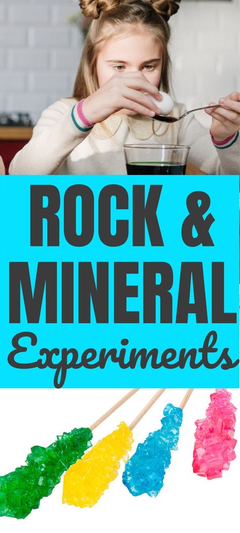 Rock Candy Science Fair Project, Diy Rock Candy, Free Science Printables, Rock Candy Recipe, Free Science Worksheets, Diy Science Projects, Candy Science, Geode Crystals, Stem Experiments