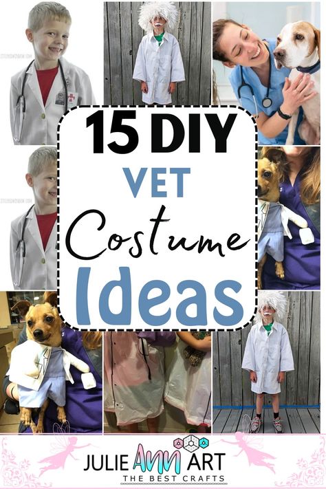 There should be a DIY vet costume for every little aspiring caretaker or scientist in your life to let them learn more and play. So, ideas for the vet costume cover various professions beyond veterinarians, like doctor costumes, nurse outfits, mad chemist attires, and even dog-specific vet suits. With just a bit of art and a few materials, you can easily make the perfect outfit that encourages your little one to direct their inner professional, even without the actual degrees! Diy Marine Biologist Costume, Diy Vet Costume Kids, Easy Career Day Costumes For Kids, Diy Vet Costume, Diy Career Day Costumes For Kids, Kids Career Day Costumes Ideas, Diy Doctor Costume, Career Day Costumes For Kids, Veterinarian Outfit