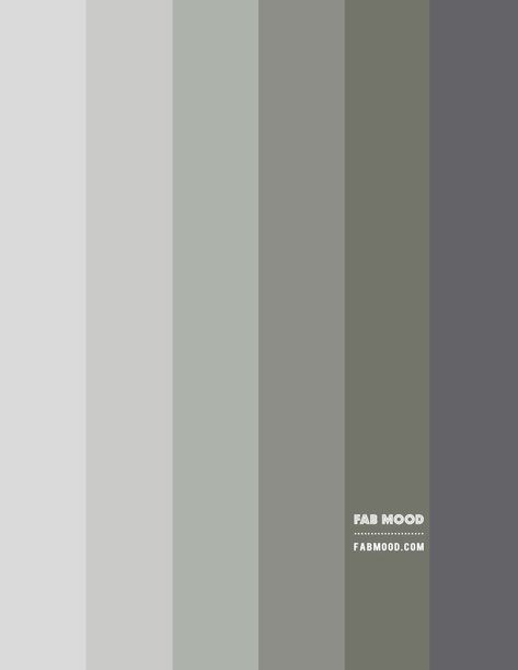 Grey And Sage Green Color Palette, Grey Complimentary Colors Bedroom, Gray Sage Green Aesthetic, Green Grey Master Bedrooms Decor, Living Room Inspiration Green And Grey, Grey And Mint Color Palette, Pastel Green And Grey Bedroom, Sage Green Industrial Living Room, White Gray Green Color Palette