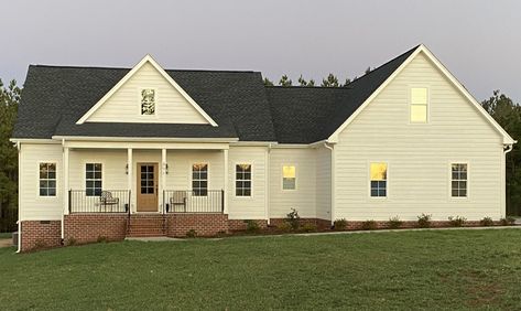 House With And Without Shutters, No Shutters On House Before And After, Shutters Or No Shutters Curb Appeal, Remove Shutters Before And After, Houses Without Shutters, House Without Shutters, Cream Colored Houses, Outdoor Window Shutters, Traditional Exterior Homes