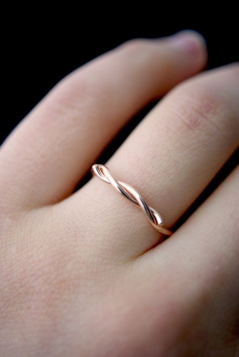 Barbed Wire Ring, Thick Gold Ring, Gold Knot Ring, Ocean Ring, Gold Wave Ring, Gold Stacking Ring, Gold Waves, Jewelry Logo, Wire Ring