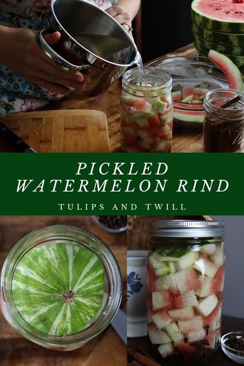 Fermented Watermelon, Pickled Watermelon Rind Recipe, Watermelon Rind Pickles, Watermelon Rind Recipes, Pickled Watermelon, Pickled Watermelon Rind, Watermelon Pickles, Homemade Spice Blends, Fermentation Recipes