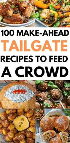 Make Ahead Tailgate Food, Ideas To Feed A Crowd, Tailgate Food Ideas, Easy Tailgate Food, Tailgate Party Food, Tailgate Recipes, Zucchini Feta, Poppers Recipe, Bowl Party Food