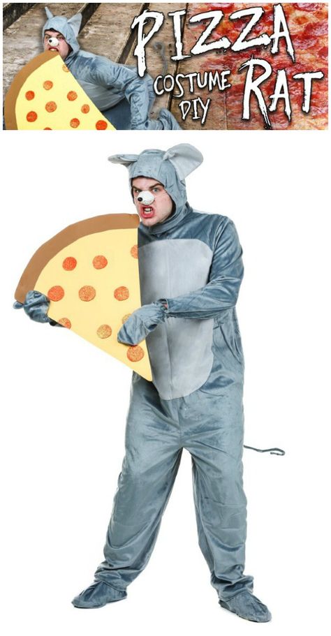 Here's how to make a quick DIY #PizzaRat Halloween costume! Rat Halloween, Goofy Costume, Halloween Costumes 2015, Pizza In Nyc, Rat Costume, 2015 Halloween Costumes, Animal Cosplay, Diy Pizza, Crazy Costumes