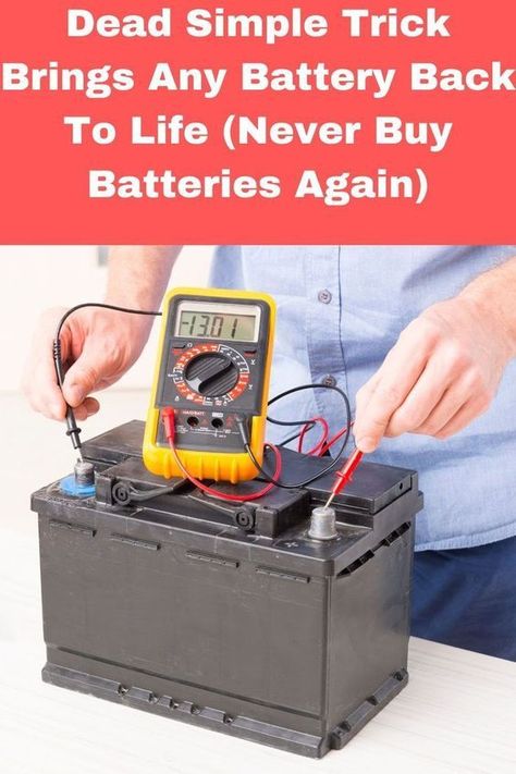 Bring dead battery to life: Do not pay for new batteries again by using this 1 easy tip How To Recondition Batteries At Home, How To Recondition A Battery, How To Restore Battery Do this to bring any old battery #batterysteele #voltagefr #batteryiphone #lowvoltage #voltageregulator #voltagescout #batterytester #batterylaptop #batteryrecycling #batterychargers #batteryparkcity #battery #batterysafety #batterycharging #batterybackup #batteryrepair #batterychange #batterycar Car Battery Hacks, Battery Hacks, Recondition Batteries, Batteries Diy, Battery Repair, Battery Recycling, Car Batteries, Power Tool Batteries, Battery Terminal