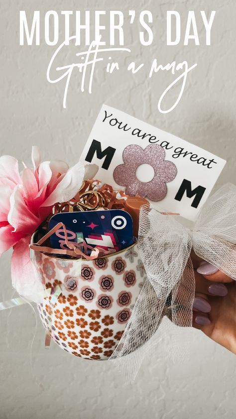 Mini Mothers Day Gifts, Teen Boy Easter Basket, Easy Teacher Gifts, Target Gift Cards, Flower Picks, Gifts For Teen Boys, Easter Basket Fillers, In A Mug, Modern Mom