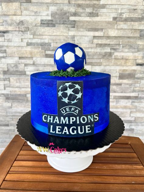 Soccer cake Champions League Cake, Soccer Ball Cake, Soccer Cake, 10th Birthday Parties, Cute Birthday Cakes, Cake Gallery, 10th Birthday, Uefa Champions League, 8th Birthday