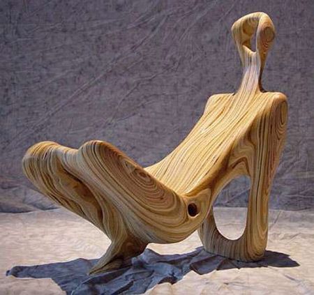 40 Of The Most Unusual and Bizarre Furniture Designs You Have Ever Seen Unusual Furniture, Into The Wood, Unique Chair, Funky Furniture, Creative Furniture, Cool Ideas, Into The Woods, Cool Chairs, Solid Wood Furniture