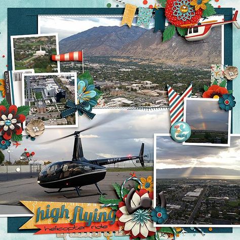 Layout using {By Air} by Kristin Aagard Designs http://the-lilypad.com/store/digital-scrapbooking-collection-by-air.html #digiscrap #digitalscrapbooking #kristinaagard #byair Flying Scrapbook Layouts, Helicopter Scrapbook Layouts, Flying Helicopter, Digi Scrap, Lily Pads, Helicopter, Scrapbooking Layouts, Alaska, Layout Design