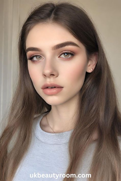 Light Make Up Natural, Simple Fresh Makeup, Makeup Ideas For School Natural, Teen Makeup Looks, Makeup Ideas For School, Makeup Teenager, Girls Makeup Party, Natural School Makeup