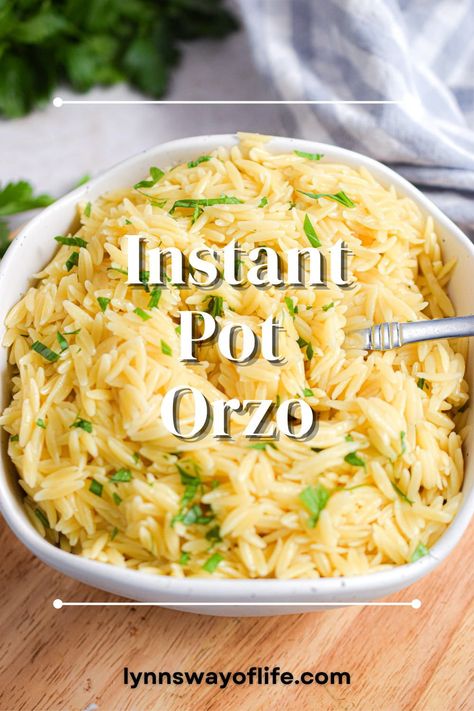 Instant Pot Orzo, Chicken Orzo Pasta, Cheesy Orzo, Orzo Pasta Recipes, Crock Pot Pulled Pork Recipe, How To Cook Orzo, Instant Pot Pasta Recipe, Orzo Recipes, Dinner Recipes Easy Quick