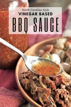 Carolina Vinegar Bbq Sauce, Vinegar Based Bbq Sauce, Vinegar Bbq Sauce, Carolina Bbq Sauce, Homemade Bbq Sauce Recipe, Pork Sauce, Bbq Pork Ribs, Barbecue Sauce Recipes, Pork Rib Recipes