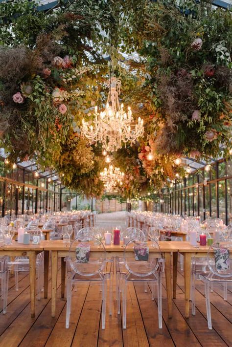 Enchanted Forest Arbor, Wedding In A Greenhouse, Flower Clouds Wedding, Forest Greenhouse, Greenhouse Wedding Ceremony, Greenhouse Wedding Reception, Flower Arbor, Fast Photography, African Forest