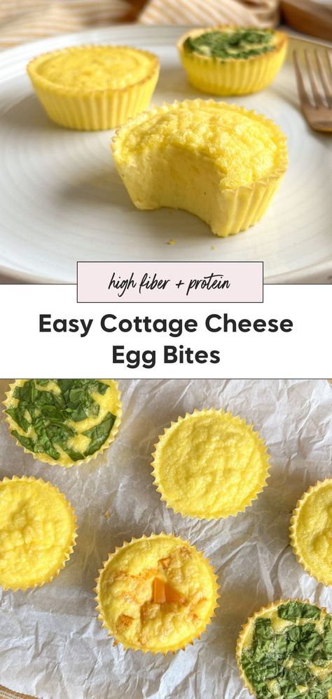 Enjoy making your own Starbucks egg bites with this copy cat recipe in oven. These breakfast egg bites are ideal for meal prep, being healthy, easy, and suitable for all diets. Just blend cottage cheese with eggs, pour into muffin tins, and bake. They're perfect as a make ahead breakfast and can be kept in the freezer. Breakfast Egg Bites, Keto High Protein, Cottage Cheese Muffins, Cottage Cheese Recipes Healthy, Copy Cat Recipe, Cottage Cheese Eggs, Starbucks Egg Bites, Egg Bites Recipe, Cottage Cheese Recipes