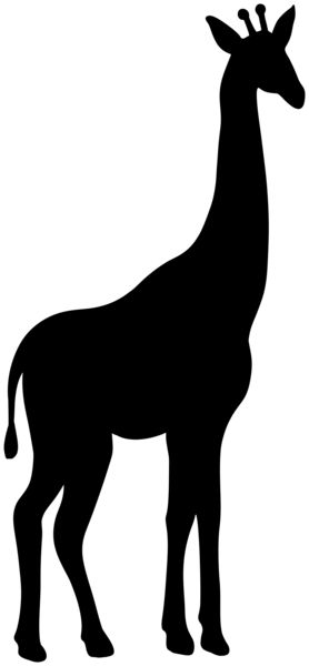 Giraffe Silhouette Template, Simple Animal Silhouette, Animal Silhouette Printable, Africa Silhouette, Giraffe Svg, Giraffe Images, Giraffe Silhouette, Giraffe Illustration, Shadow Drawing