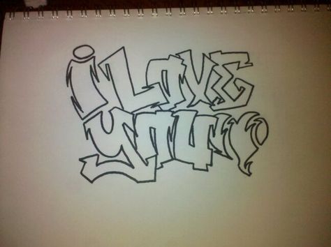 Graffiti Graffiti Drawing Ideas Words, I Love You Graffiti Drawings, Graffiti Drawing Doodles, Old Fashion Letters, Graffiti Words Ideas, Cool Graffiti Art Drawings, Graffiti Style Art To Draw, Graffiti Drawing Sketches, Amp Drawing