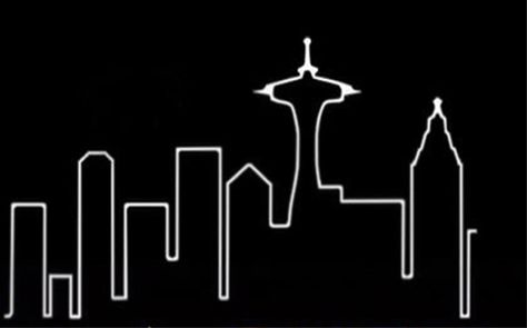 Seattle Skyline on Clipart library | Seattle, Silhouette and Washington - Clip Art Library Seattle Skyline Outline, Seattle Skyline Silhouette, Travel Themed Room, Scifi Artwork, Space Needle Seattle, Tattoo Outline Drawing, Clip Art Library, Skyline Silhouette, Silhouette Clip Art