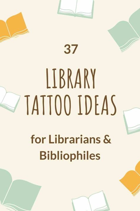 37 Library Tattoo Ideas for Librarians & Bibliophiles - TattooGlee