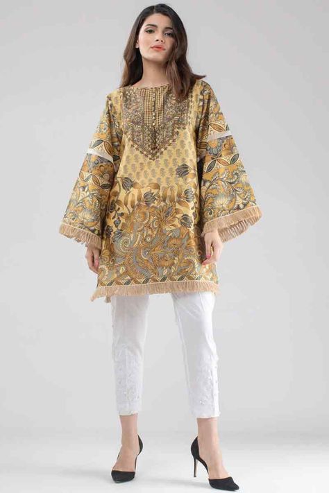 Digital printed lawn kurti stitching designs for girls Lawn Kurti Designs, Dress Stitching Ideas, Pakistani Kurti Designs, Short Kurti Designs, Lawn Kurti, Dress Stitching, Stitching Designs, Womens Winter Dresses, Stitching Ideas