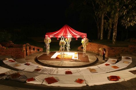 Amphitheater Wedding Mandap Amphitheater Wedding Decorations, Mandap For Wedding, Amphitheater Wedding, Clay Mation, Mandap Decoration, Marriage Decoration, Wedding Mandap, Good Wishes, Wedding Entrance